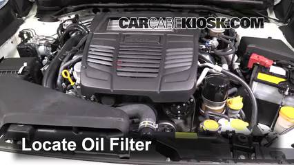 Oil & Filter Change Subaru WRX (2013-2019) - 2015 Subaru WRX Limited 2